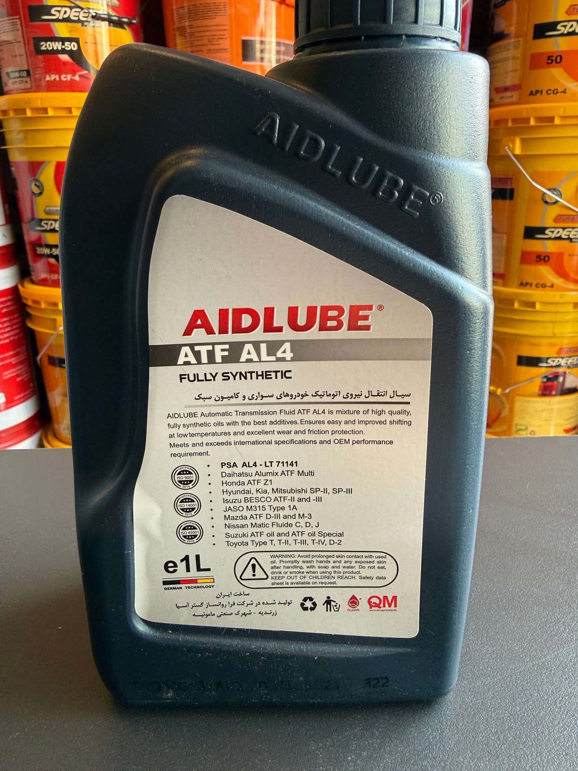 روغن گیربکس اتوماتیک 1لیتری ایدلوب AIDLUBE ATF AL4